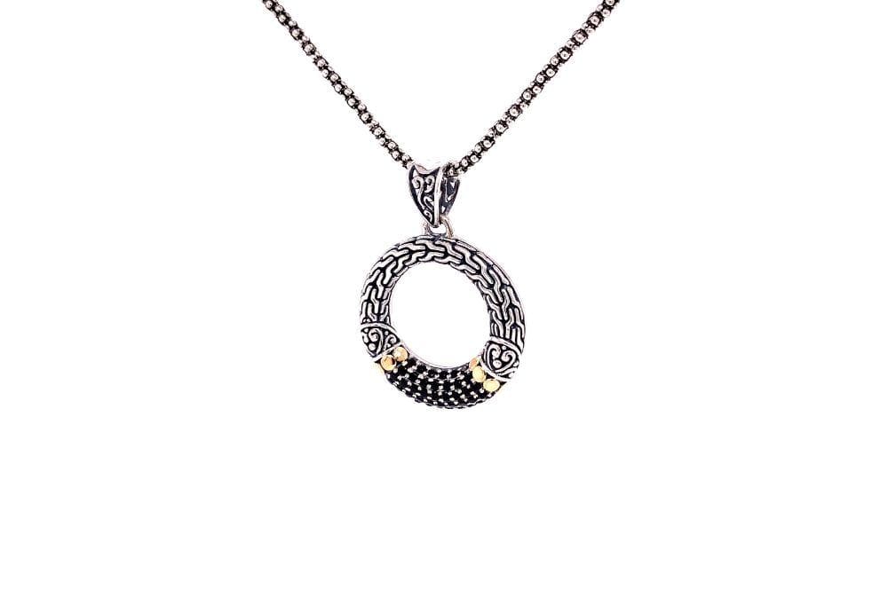 Ubud Pendant- Black Spinel