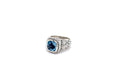 Honesty Ring- Blue Topaz