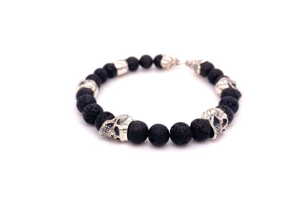 Skulls And Lava Bracelet