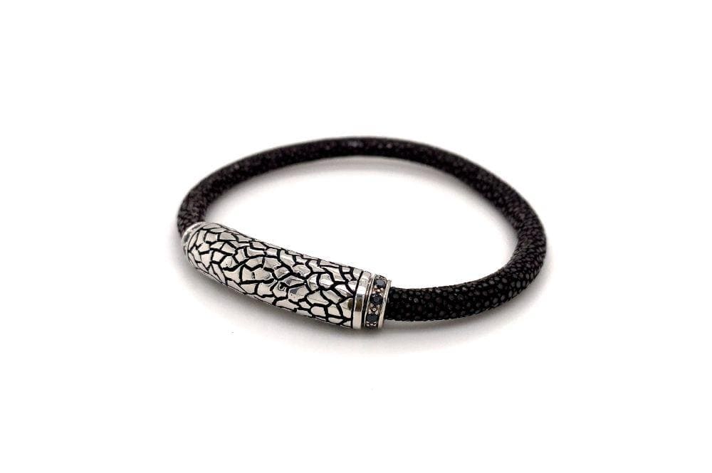 Stingray Leather Bracelet- Brown