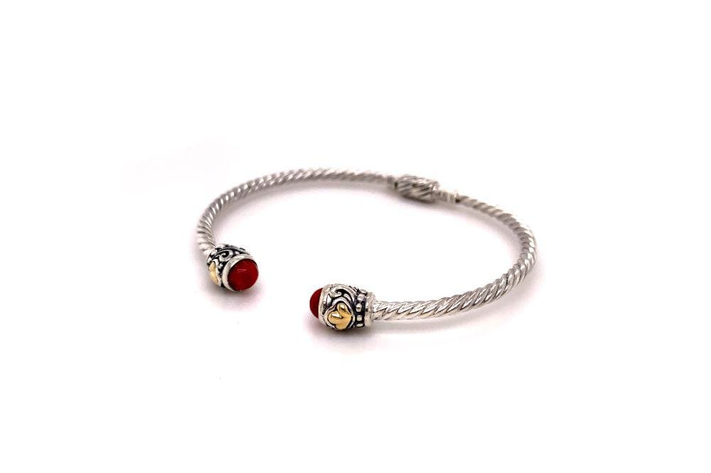 Sienna Bangle- Coral