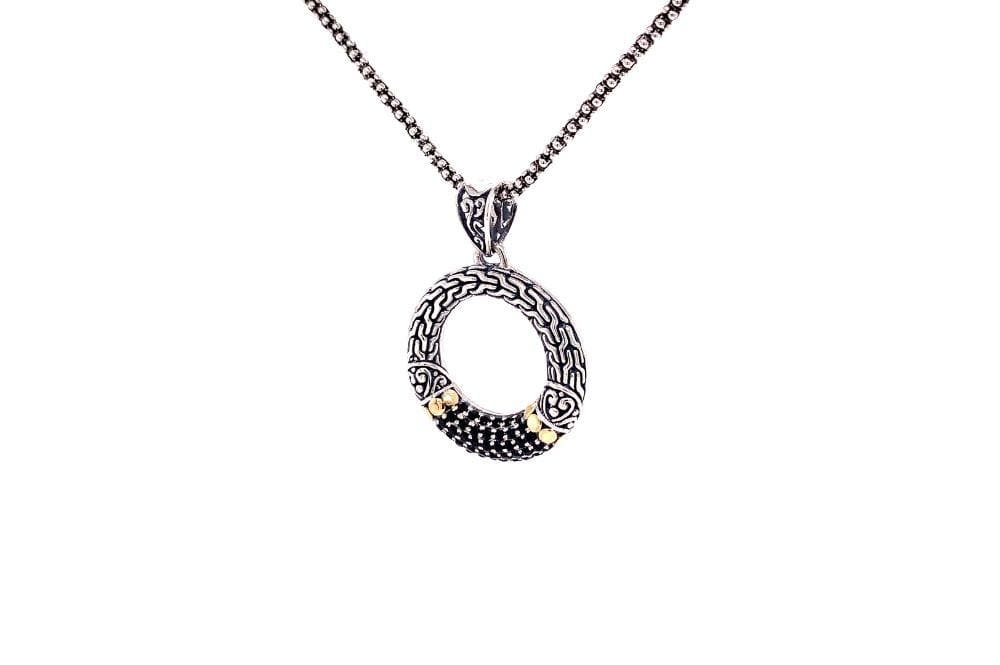 Ubud Pendant- Black Spinel