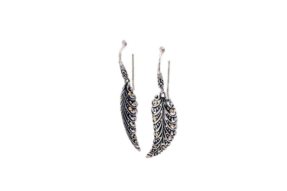 Pecan Leaf Earrings