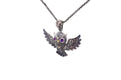 Owl Pendant- Amethyst