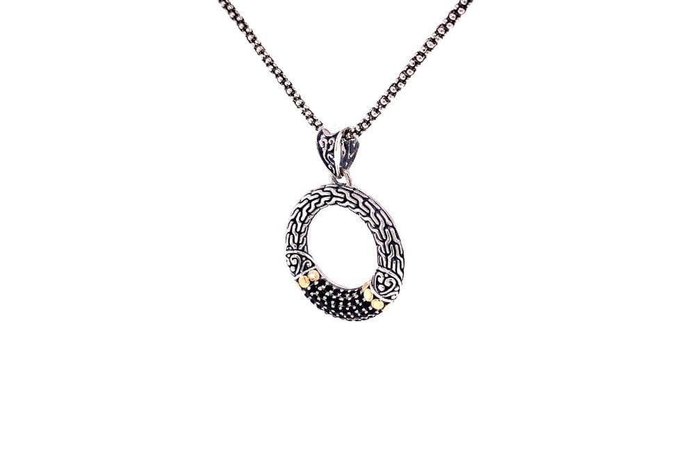 Ubud Pendant- Black Spinel