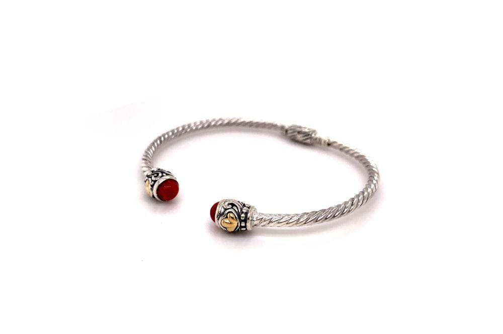 Sienna Bangle- Coral