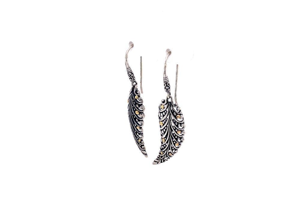 Pecan Leaf Earrings