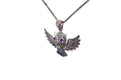 Owl Pendant- Amethyst