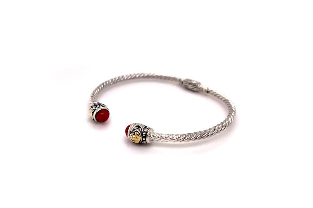 Sienna Bangle- Coral