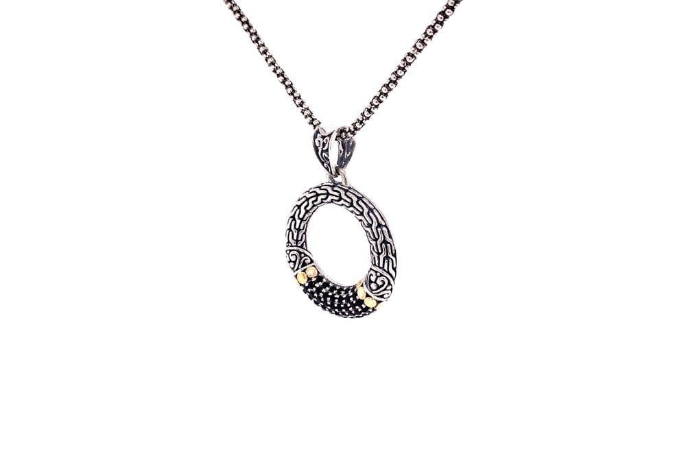 Ubud Pendant- Black Spinel