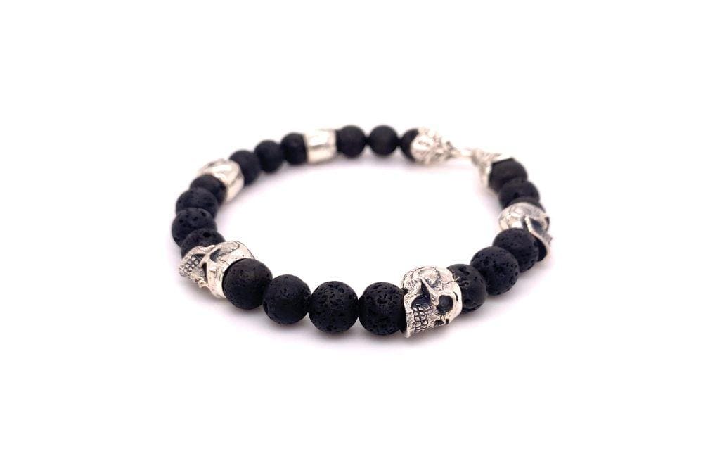 Skulls And Lava Bracelet