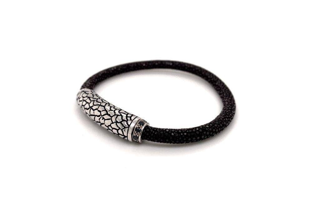 Stingray Leather Bracelet- Brown