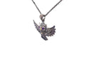 Owl Pendant- Amethyst