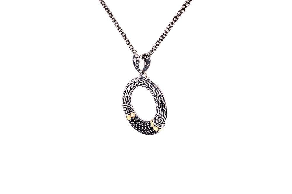 Ubud Pendant- Black Spinel