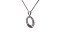Ubud Pendant- Black Spinel