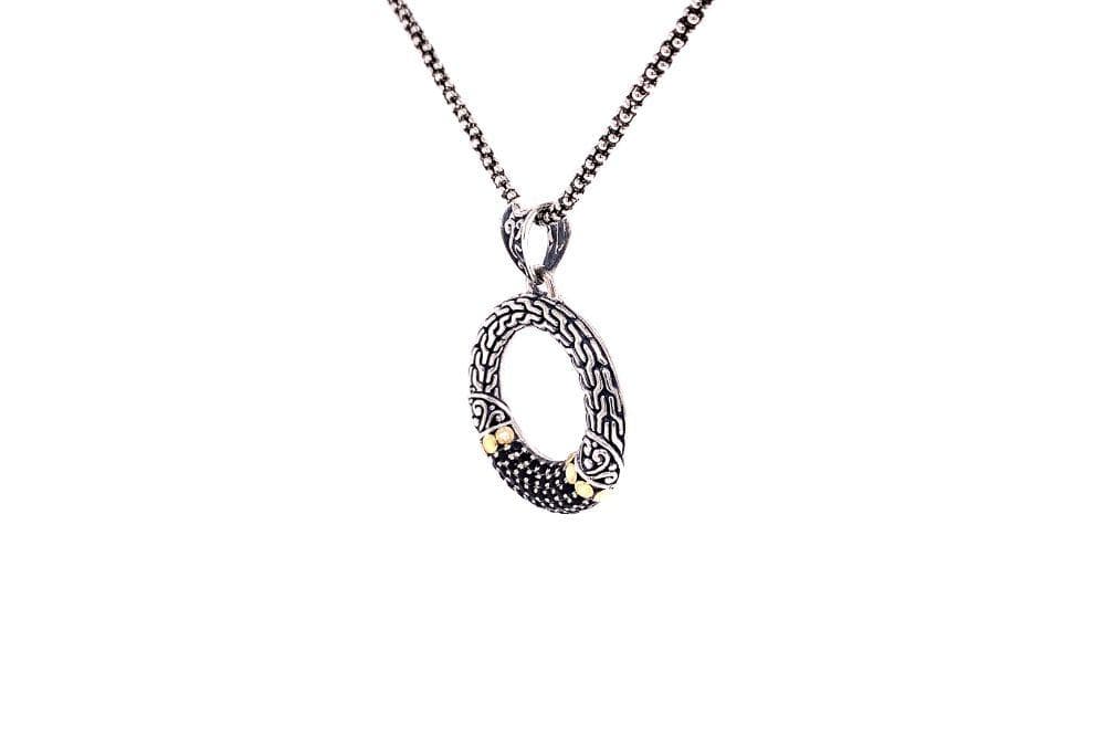 Ubud Pendant- Black Spinel