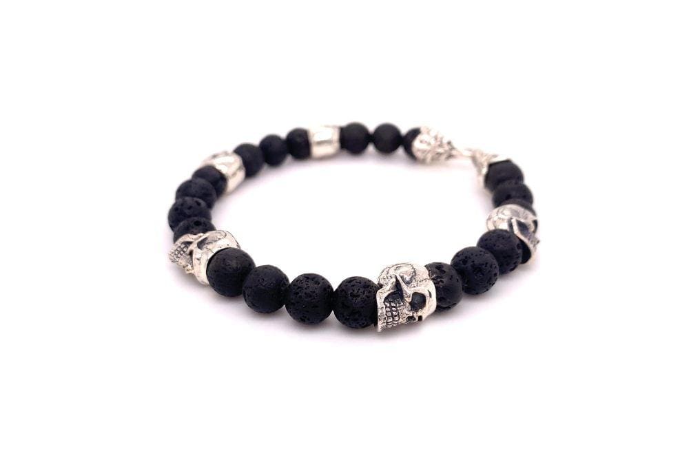 Skulls And Lava Bracelet