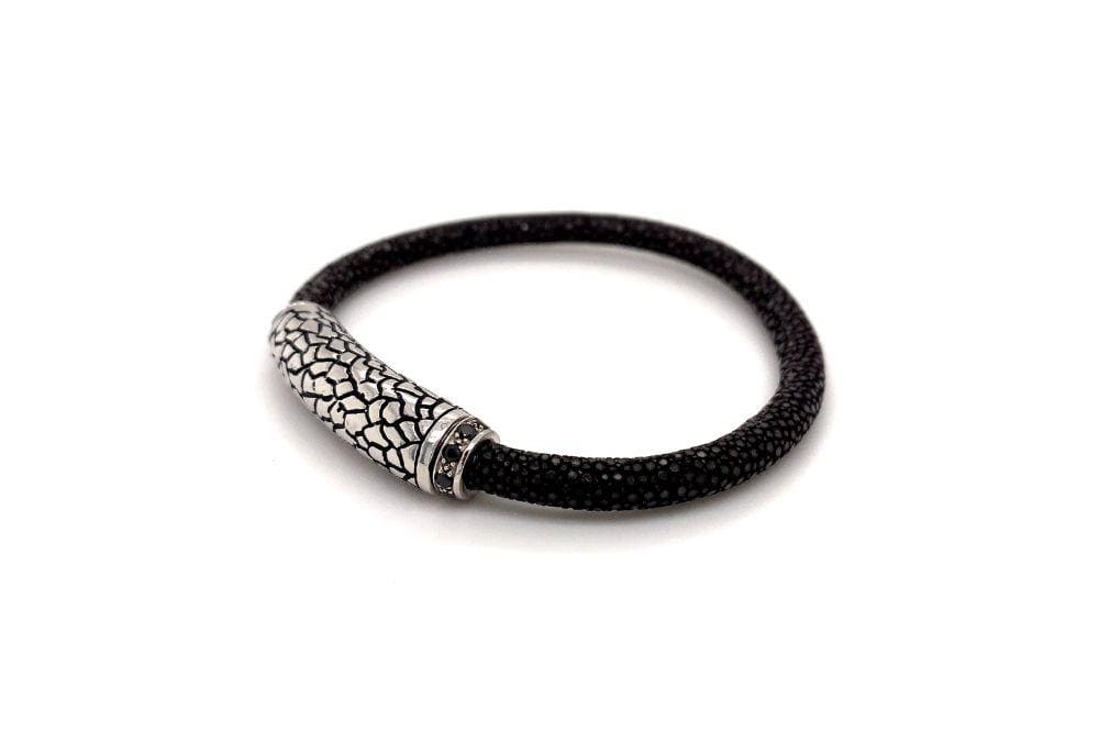 Stingray Leather Bracelet- Brown