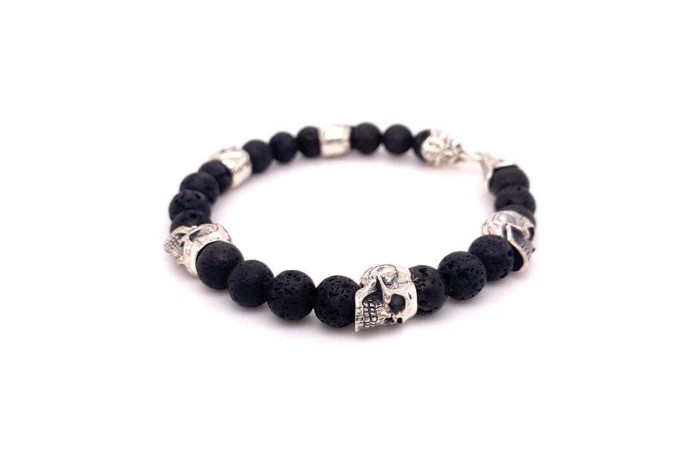 Skulls And Lava Bracelet