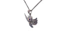 Owl Pendant- Amethyst