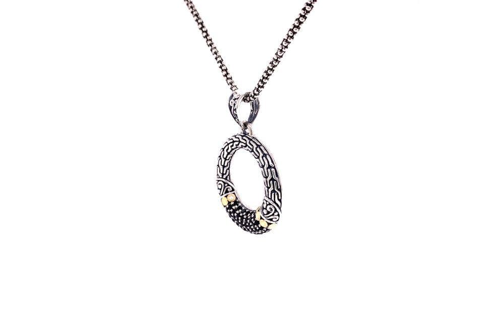 Ubud Pendant- Black Spinel