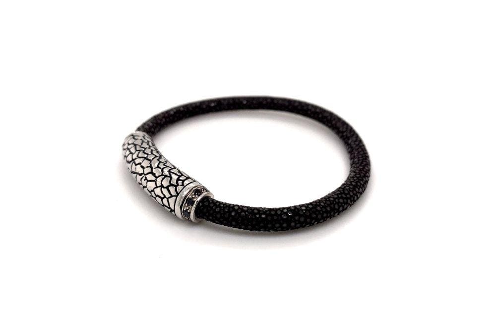 Stingray Leather Bracelet- Brown