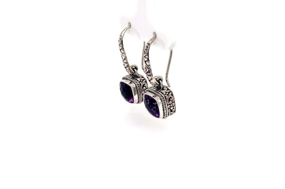 Honesty Earrings- Amethyst