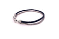 Latitude Bracelet- Black Leather