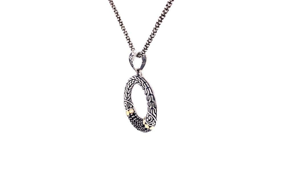 Ubud Pendant- Black Spinel