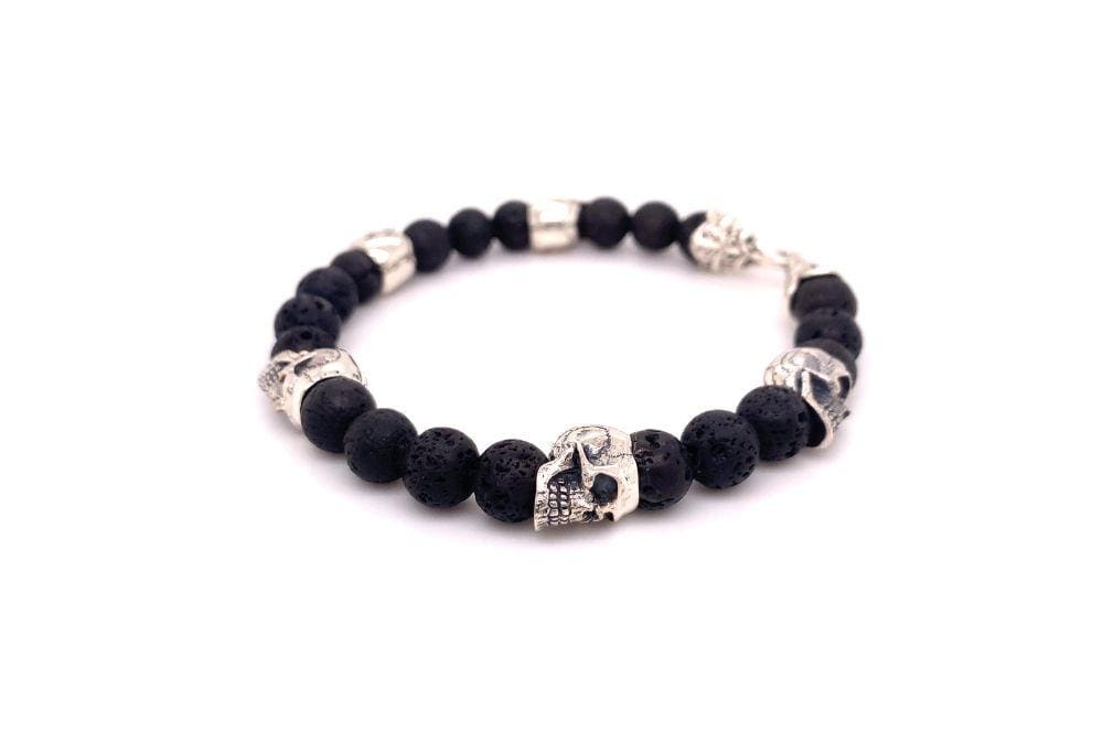 Skulls And Lava Bracelet