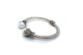 Bali Twist Bangle- White Pearl
