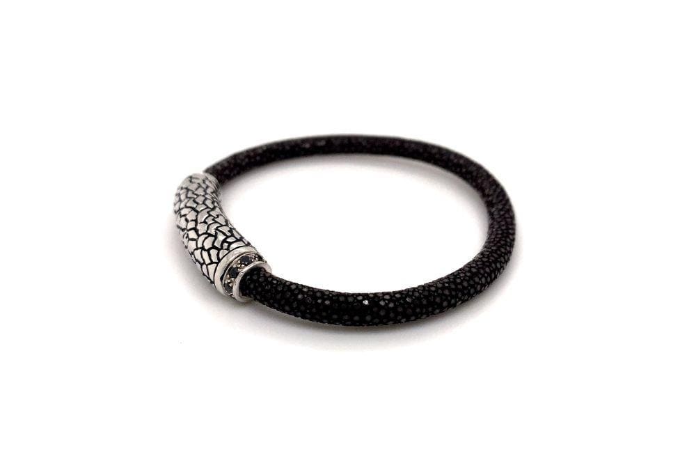 Stingray Leather Bracelet- Brown