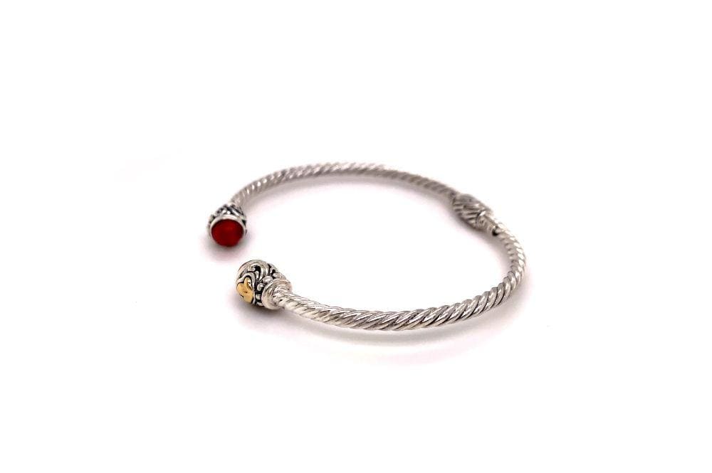 Sienna Bangle- Coral
