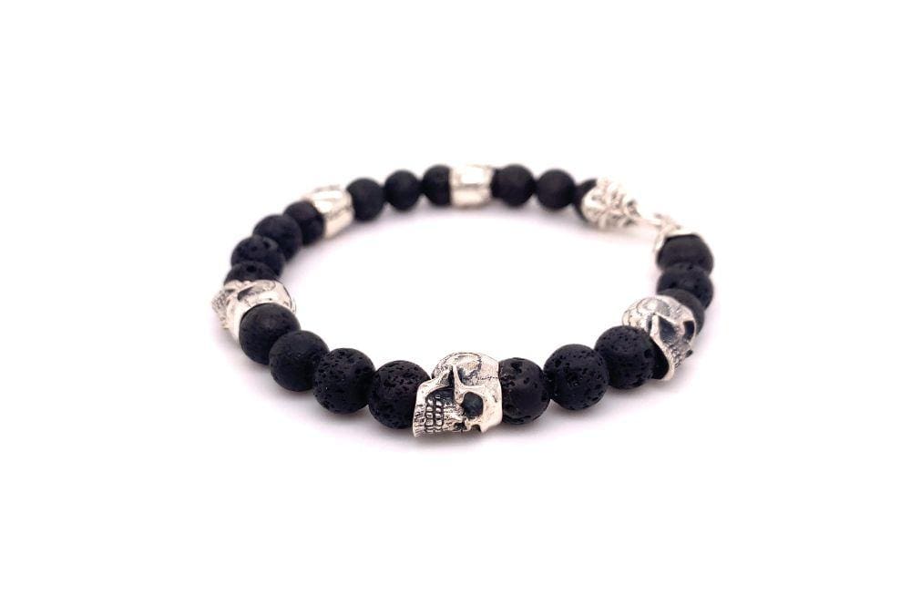 Skulls And Lava Bracelet