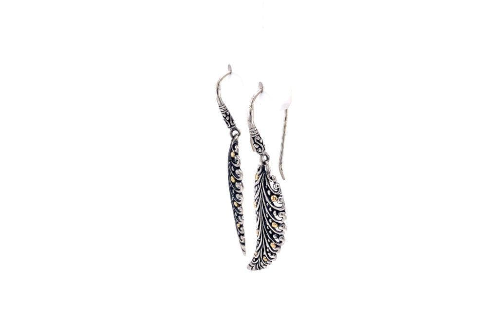 Pecan Leaf Earrings