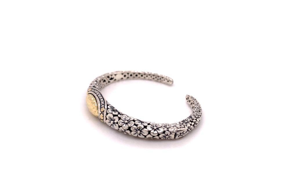 Ijen Bangle- Silver And Gold