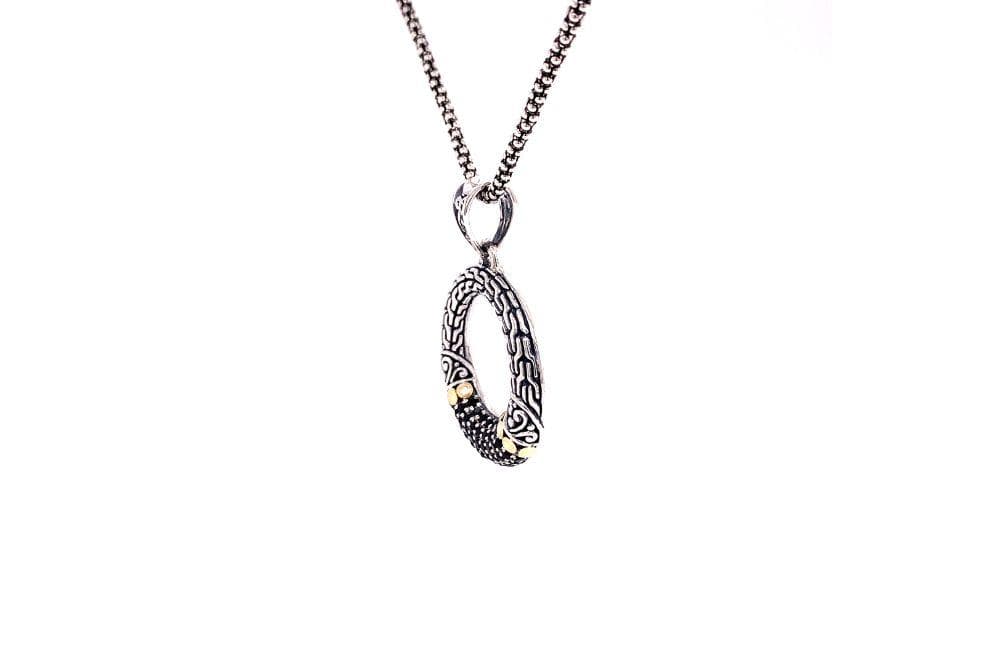 Ubud Pendant- Black Spinel