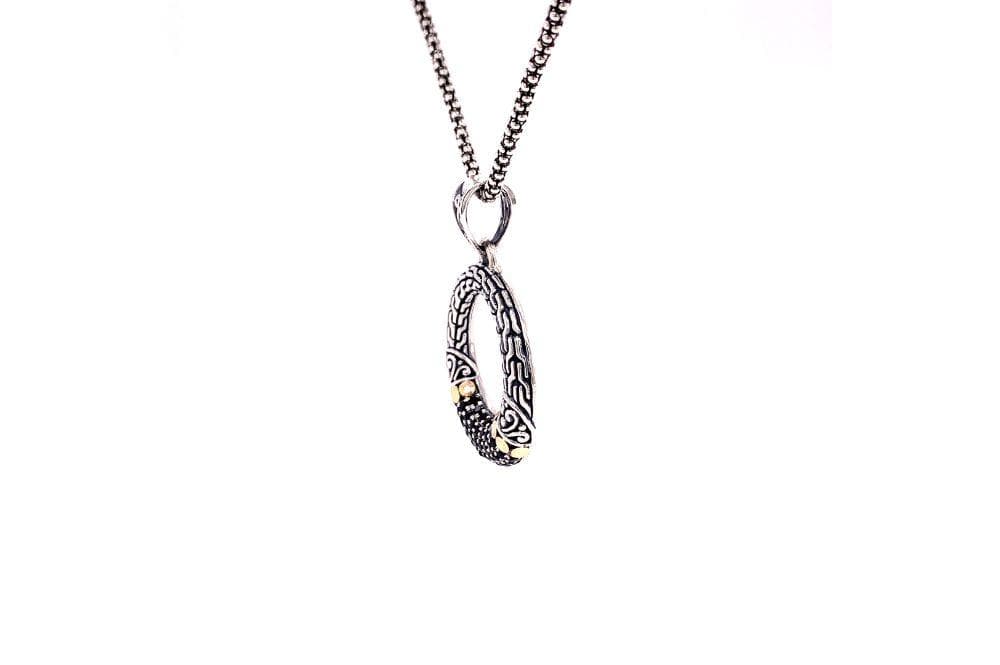 Ubud Pendant- Black Spinel