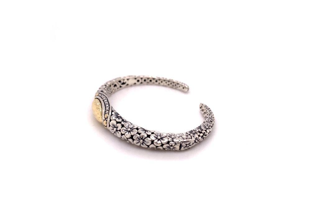 Ijen Bangle- Silver And Gold