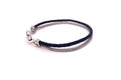 Latitude Bracelet- Black Leather