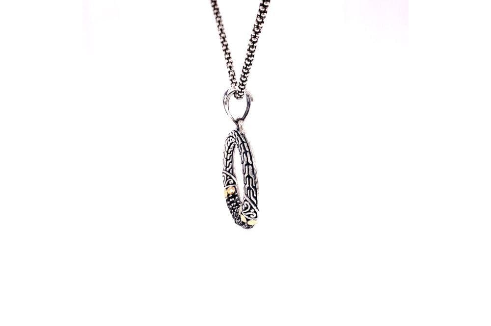 Ubud Pendant- Black Spinel