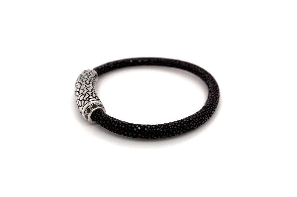 Stingray Leather Bracelet- Brown