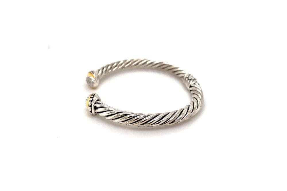 Pave Diamond Cable Bangle