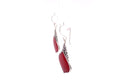Ornate Earrings- Coral