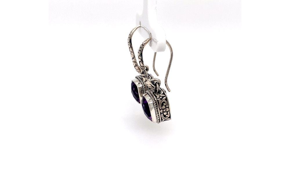 Honesty Earrings- Amethyst