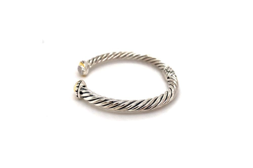 Pave Diamond Cable Bangle