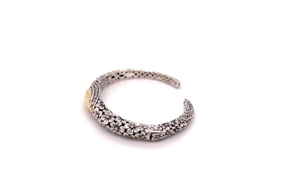 Ijen Bangle- Silver And Gold