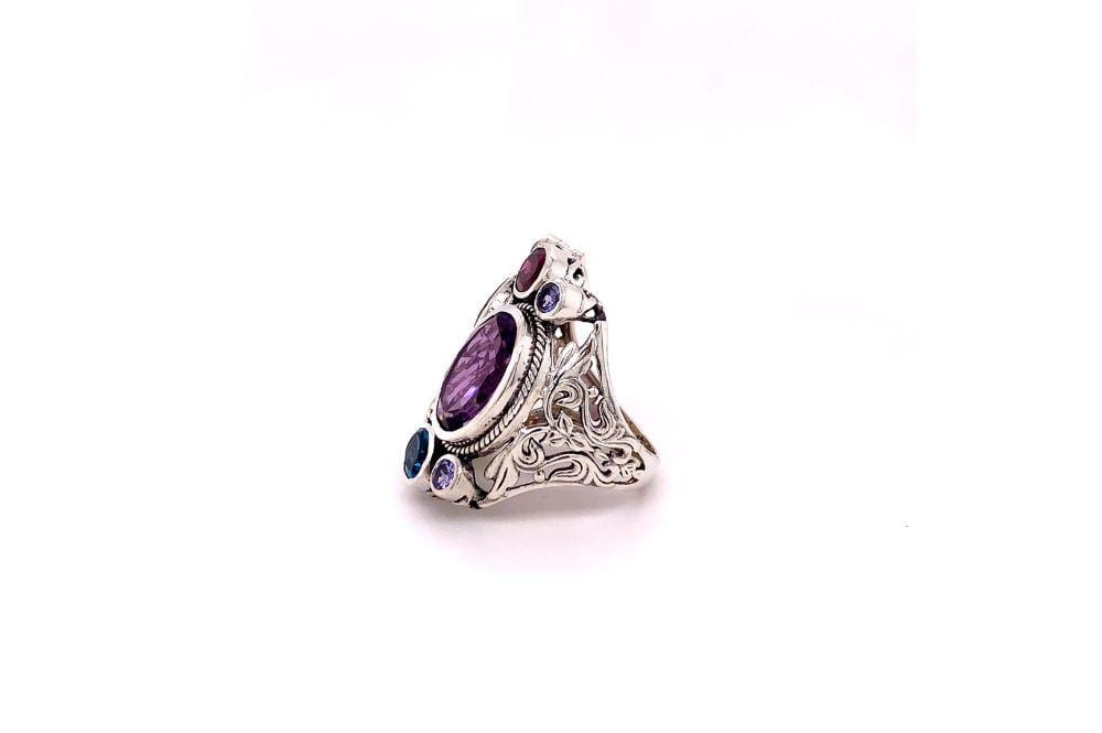 Madeira Ring- Multi Gemstones