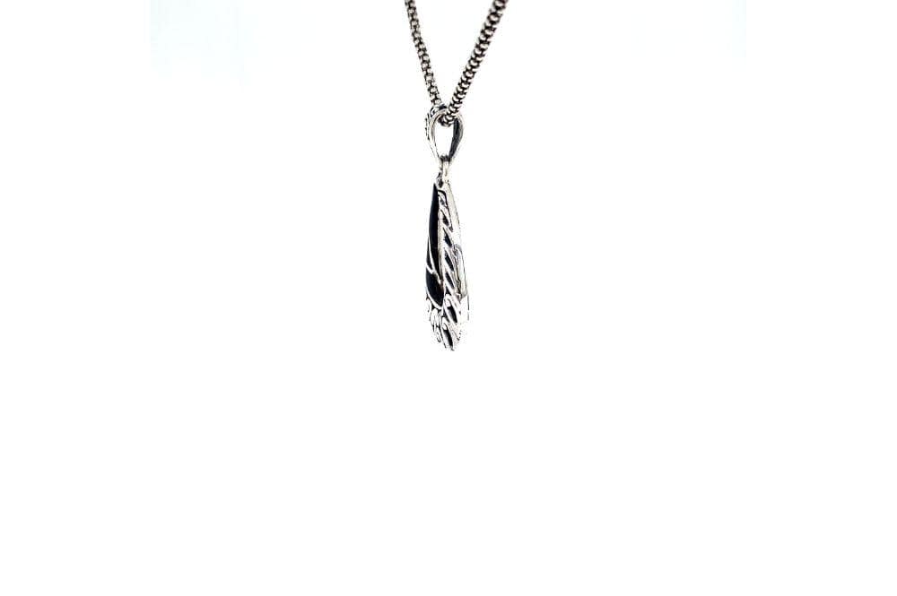 Embrace Pendant- Black Shell
