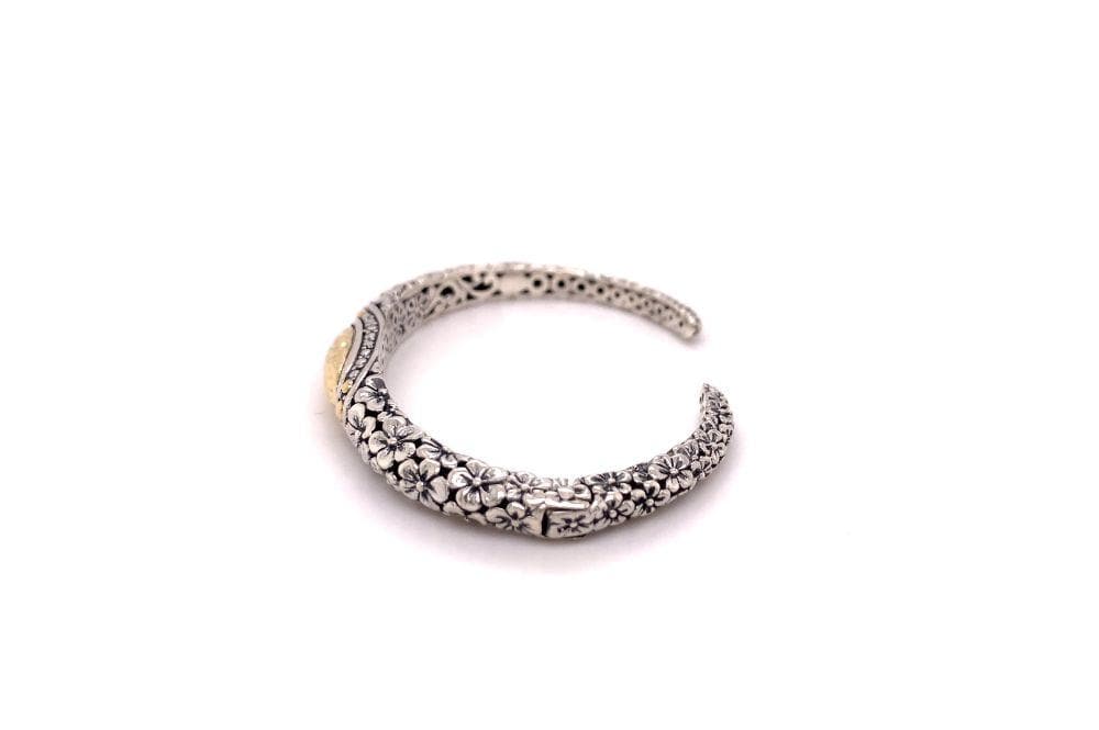 Ijen Bangle- Silver And Gold